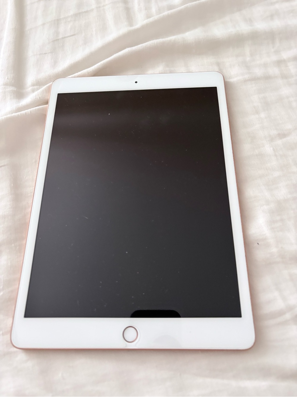 Apple iPad- Rose Gold with White Front